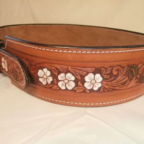Leather Sash Belt